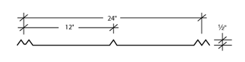 5V-Crimp Metal Roofing Panel